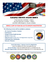 Yavapai County StandDown Flyer